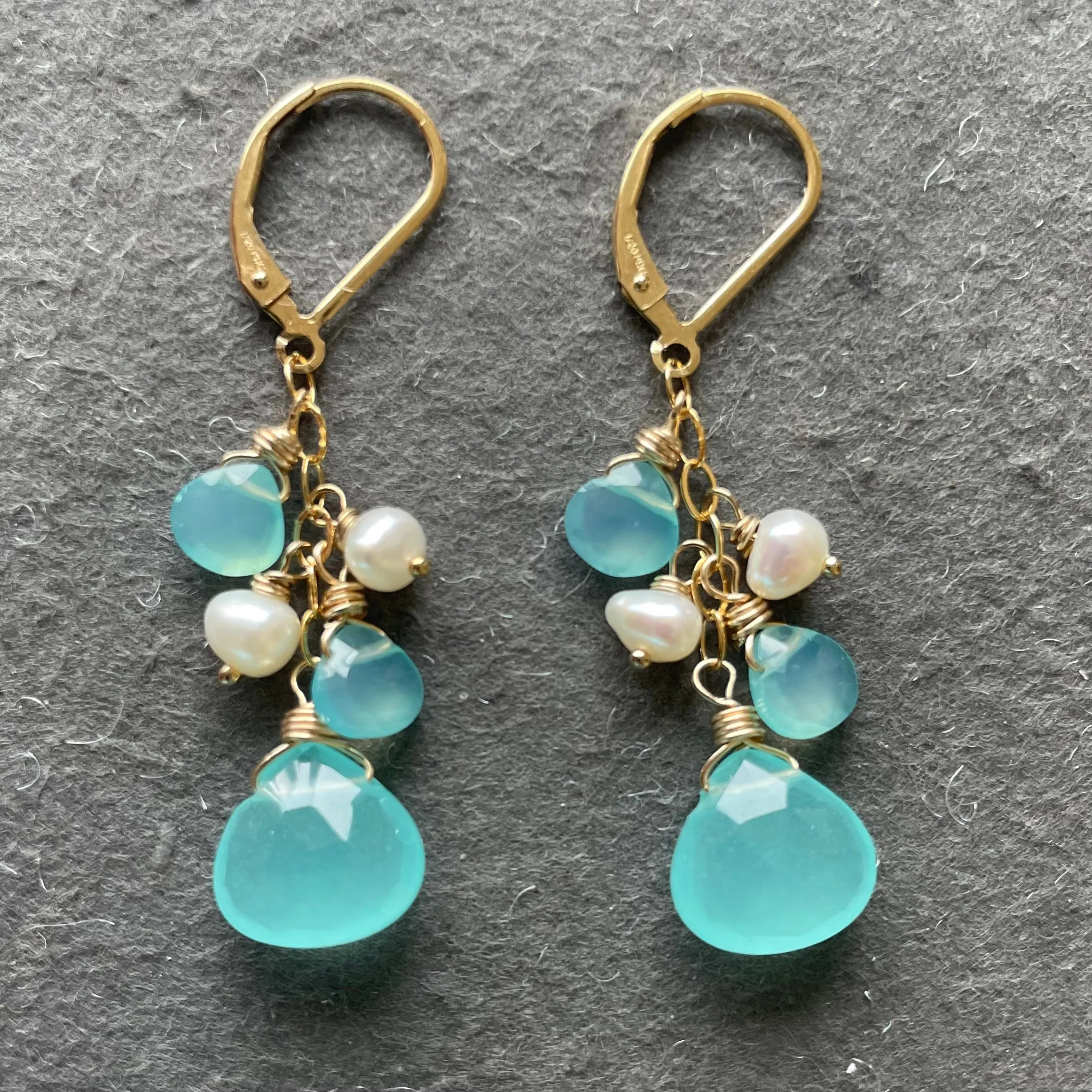 The Blues Dangle Earrings