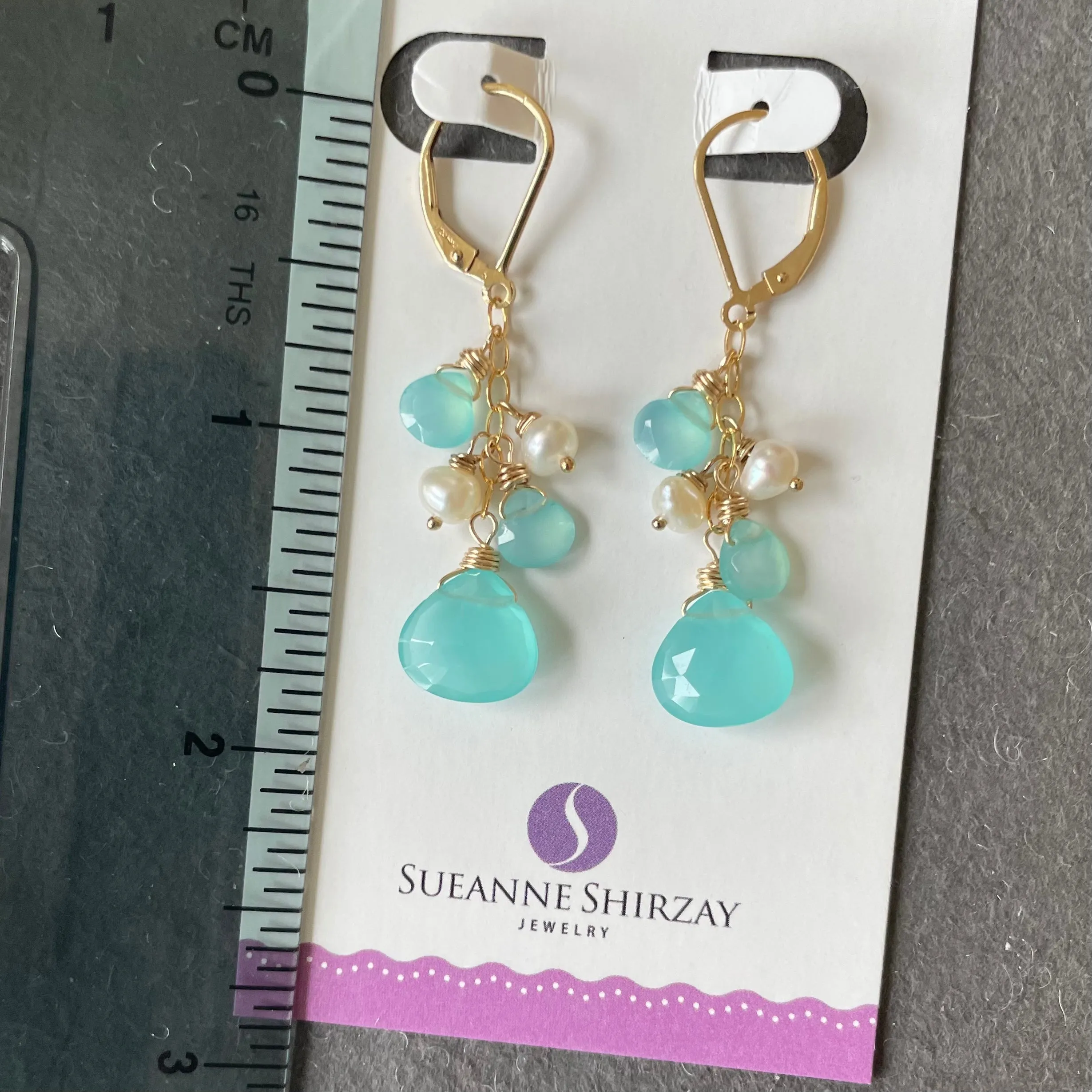 The Blues Dangle Earrings