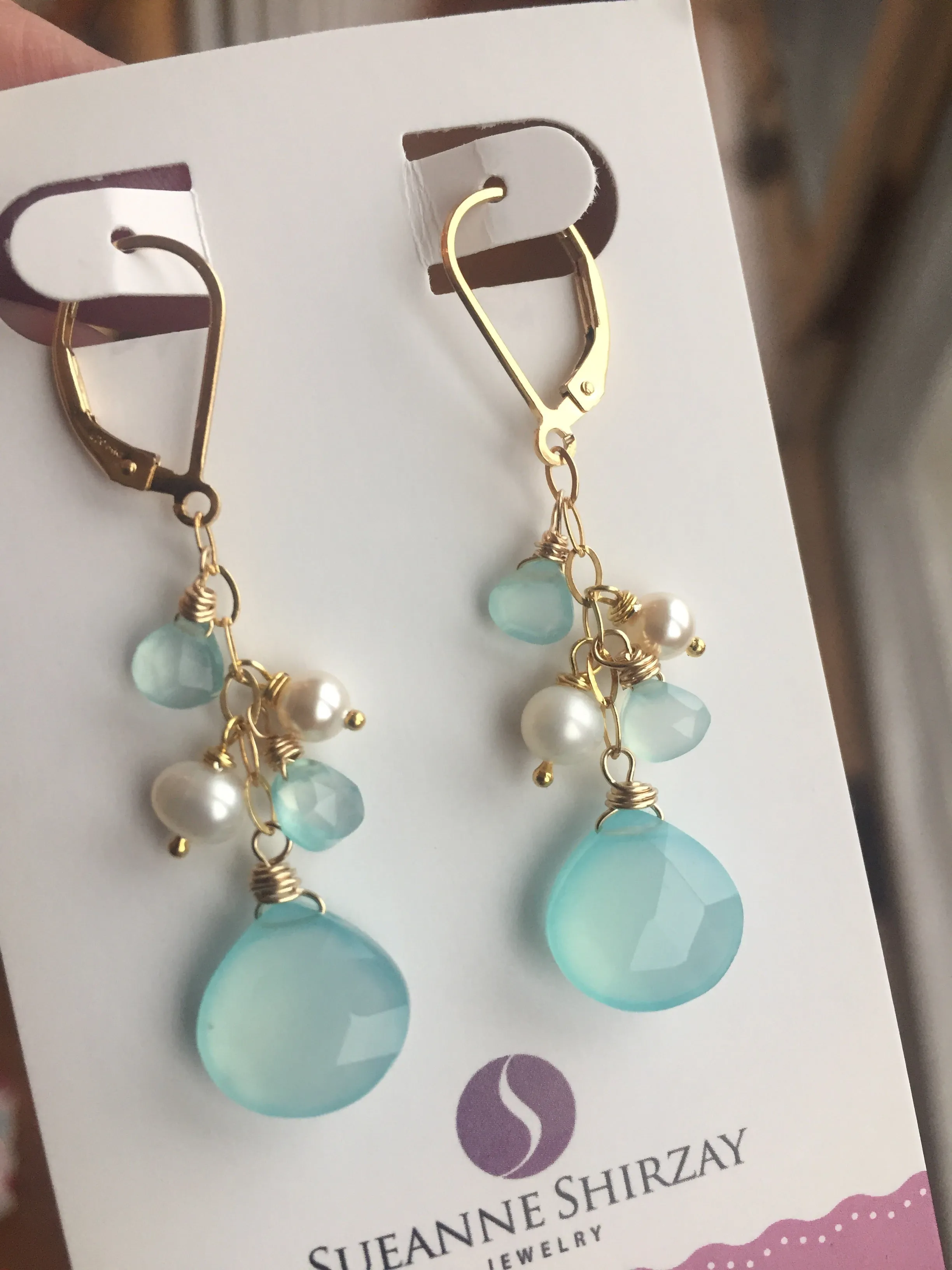 The Blues Dangle Earrings