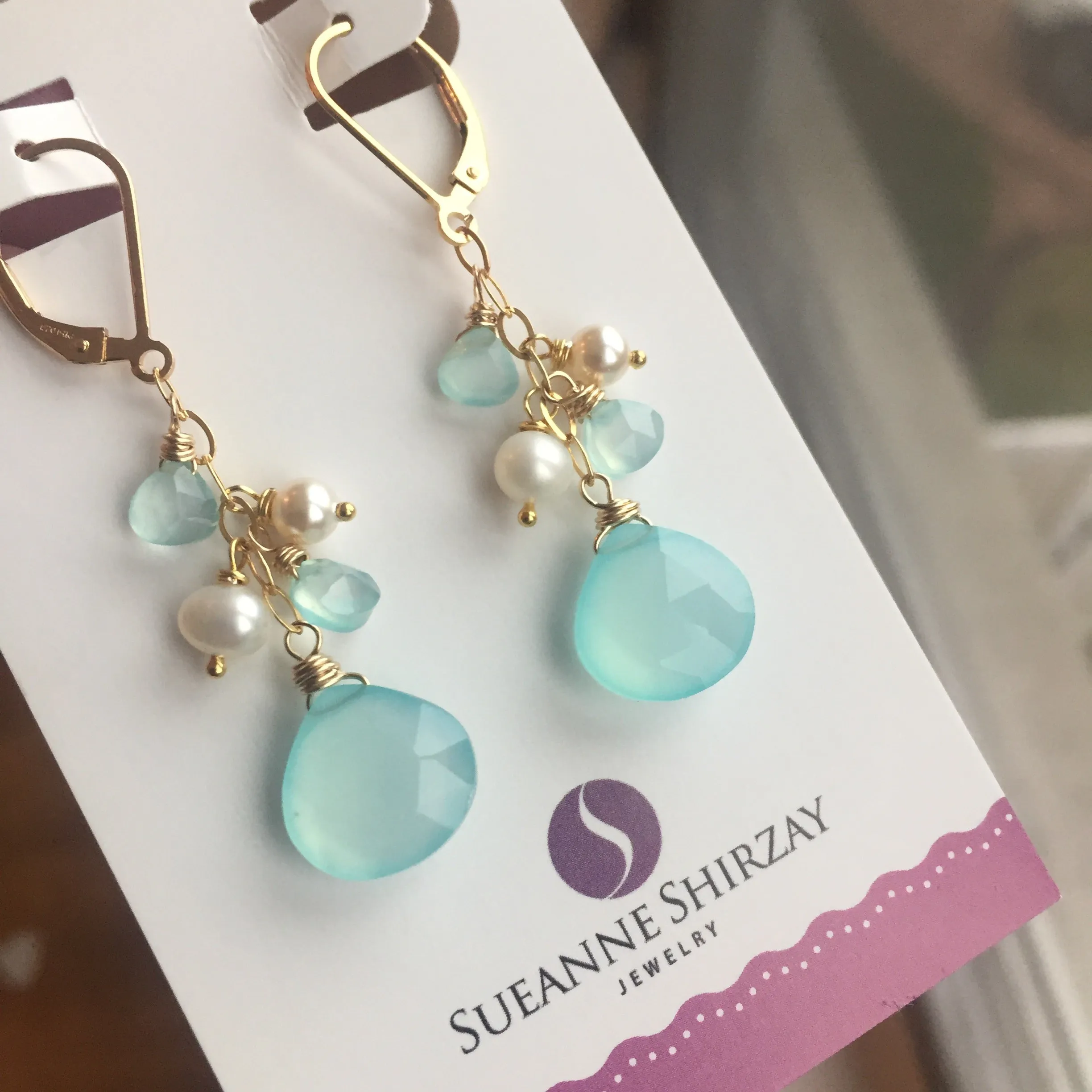 The Blues Dangle Earrings