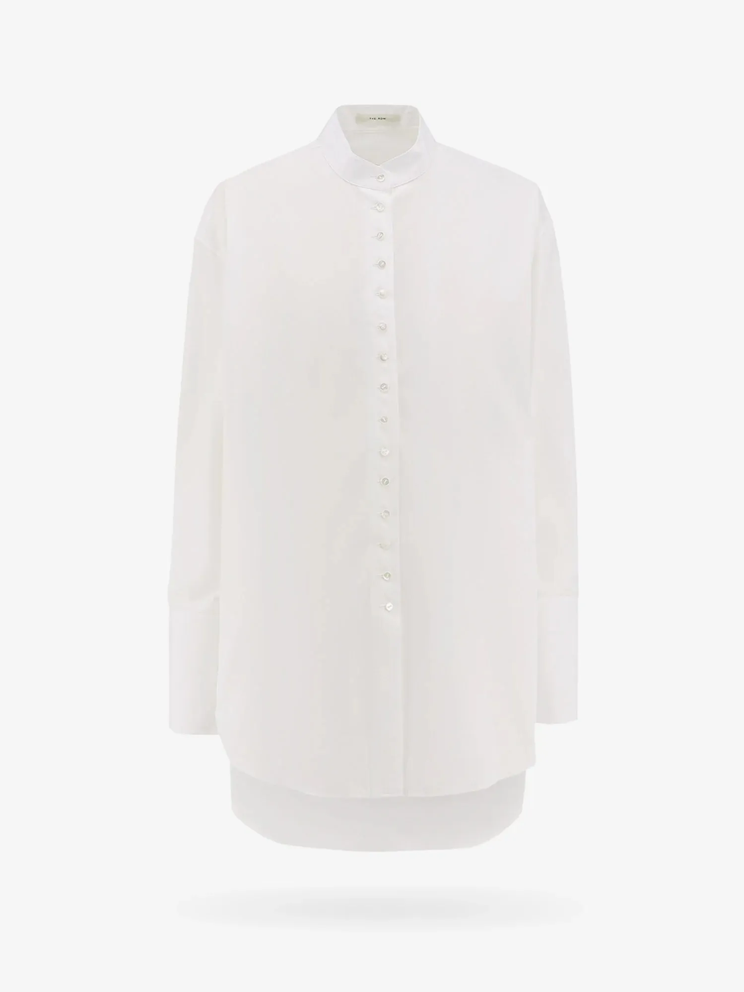 The Row  |Long Sleeves Plain Cotton Elegant Style Shirts & Blouses