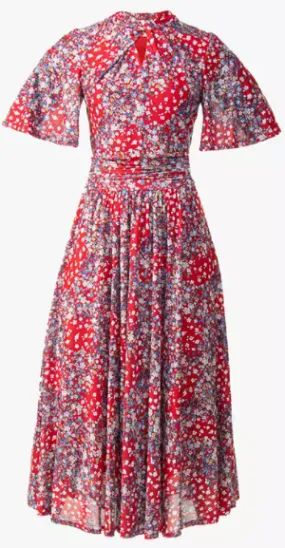 Tina Floral Midi Dress