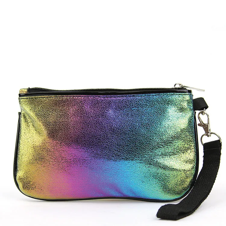 Unicorn in Rainbow Wristlet