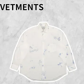 VETEMENTS  |Unisex Street Style Long Sleeves Shirts