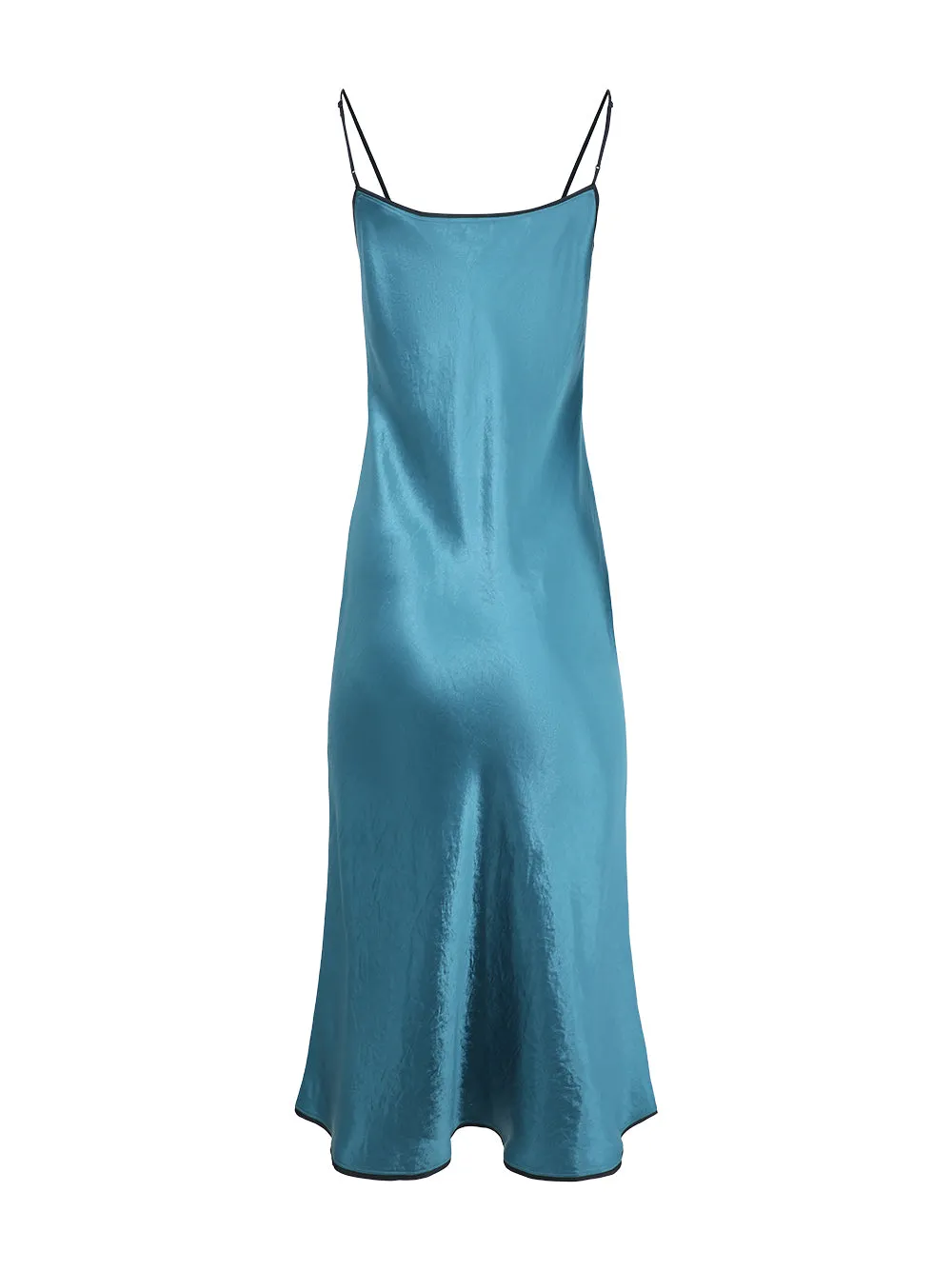 Vince Tipped Slip Dress in Blue Waltz/Deep Lake