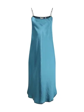 Vince Tipped Slip Dress in Blue Waltz/Deep Lake