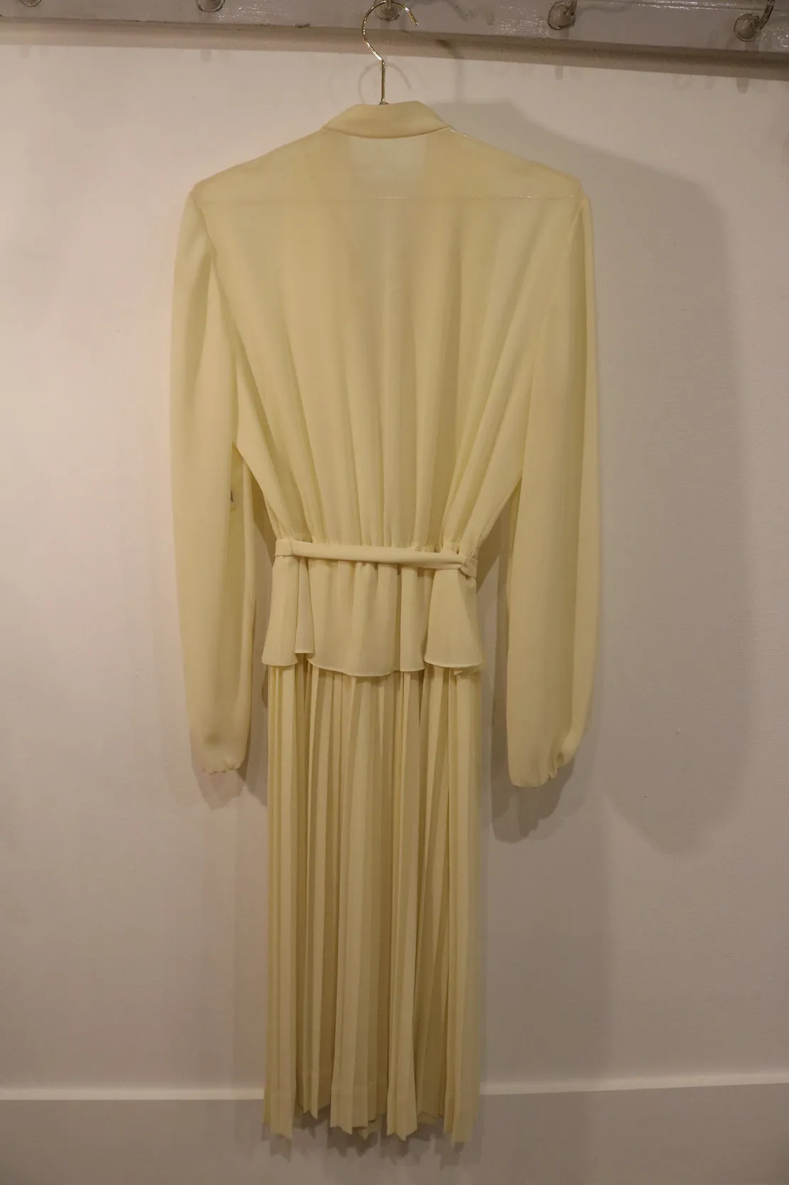 Vintage Butter Yellow Dress