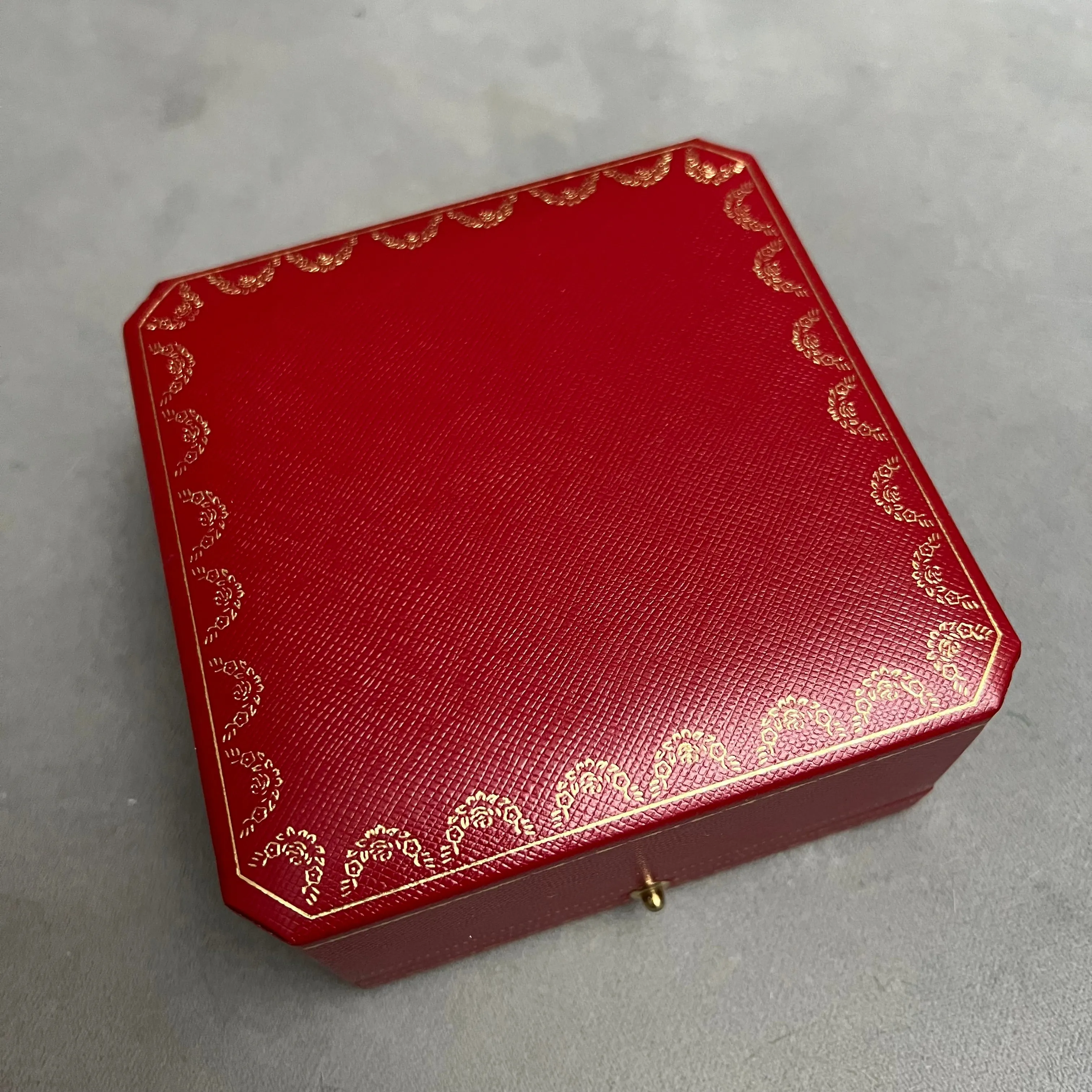 Vintage CARTIER Bracelet Box + Outer Box 4.75x4.5x2.25 inches