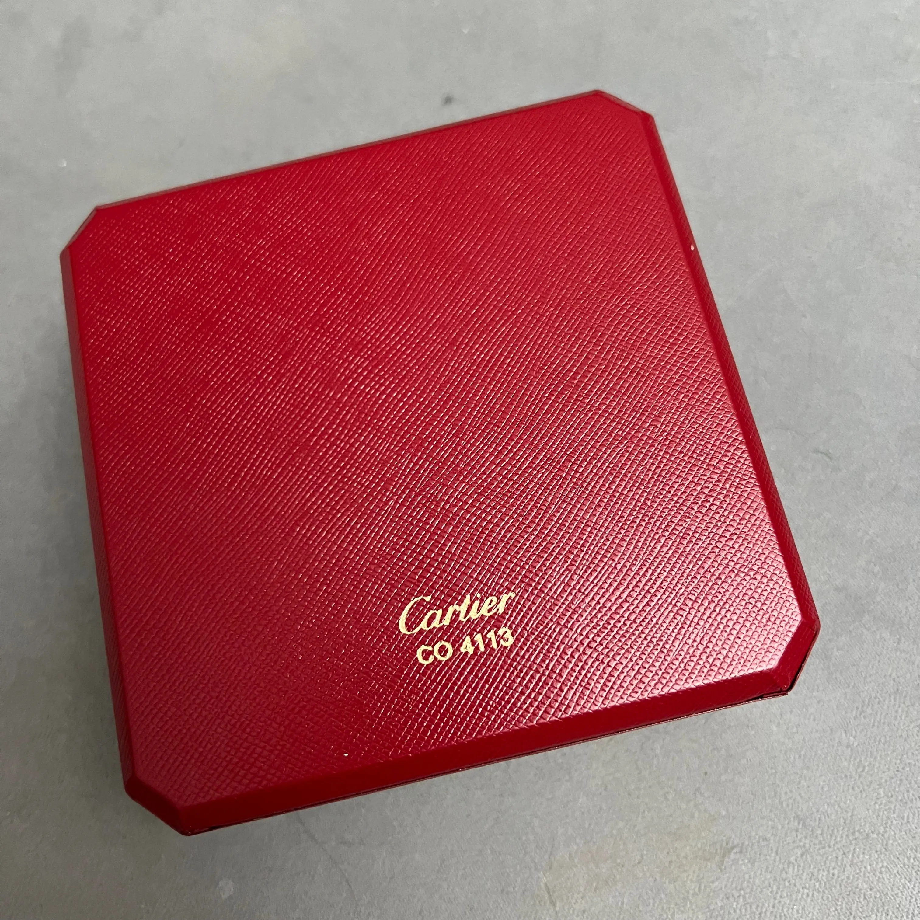 Vintage CARTIER Bracelet Box + Outer Box 4.75x4.5x2.25 inches