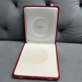 Vintage CARTIER Necklace Box 8.75x7.5x2 inches