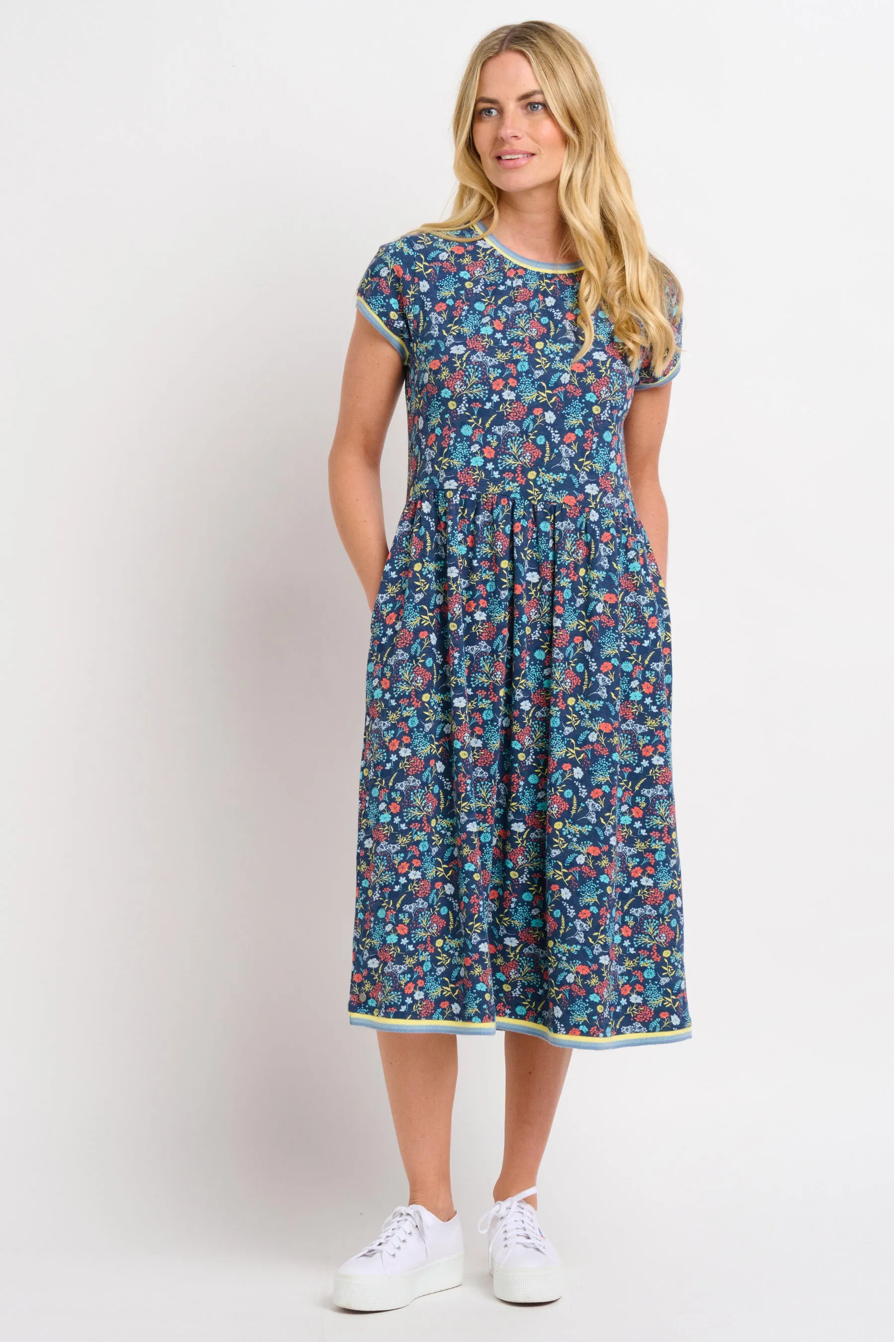 Vintage Ditsy Midi Dress