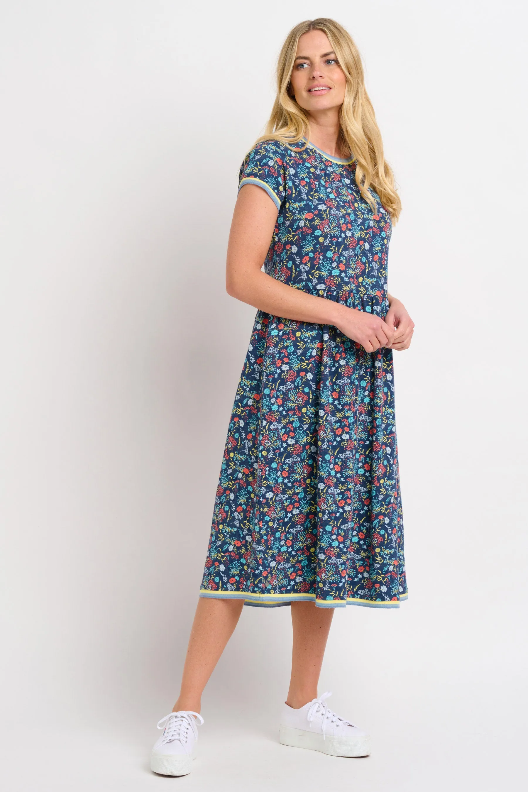 Vintage Ditsy Midi Dress