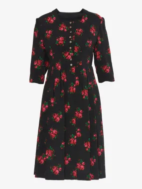 Vintage floral cotton dress