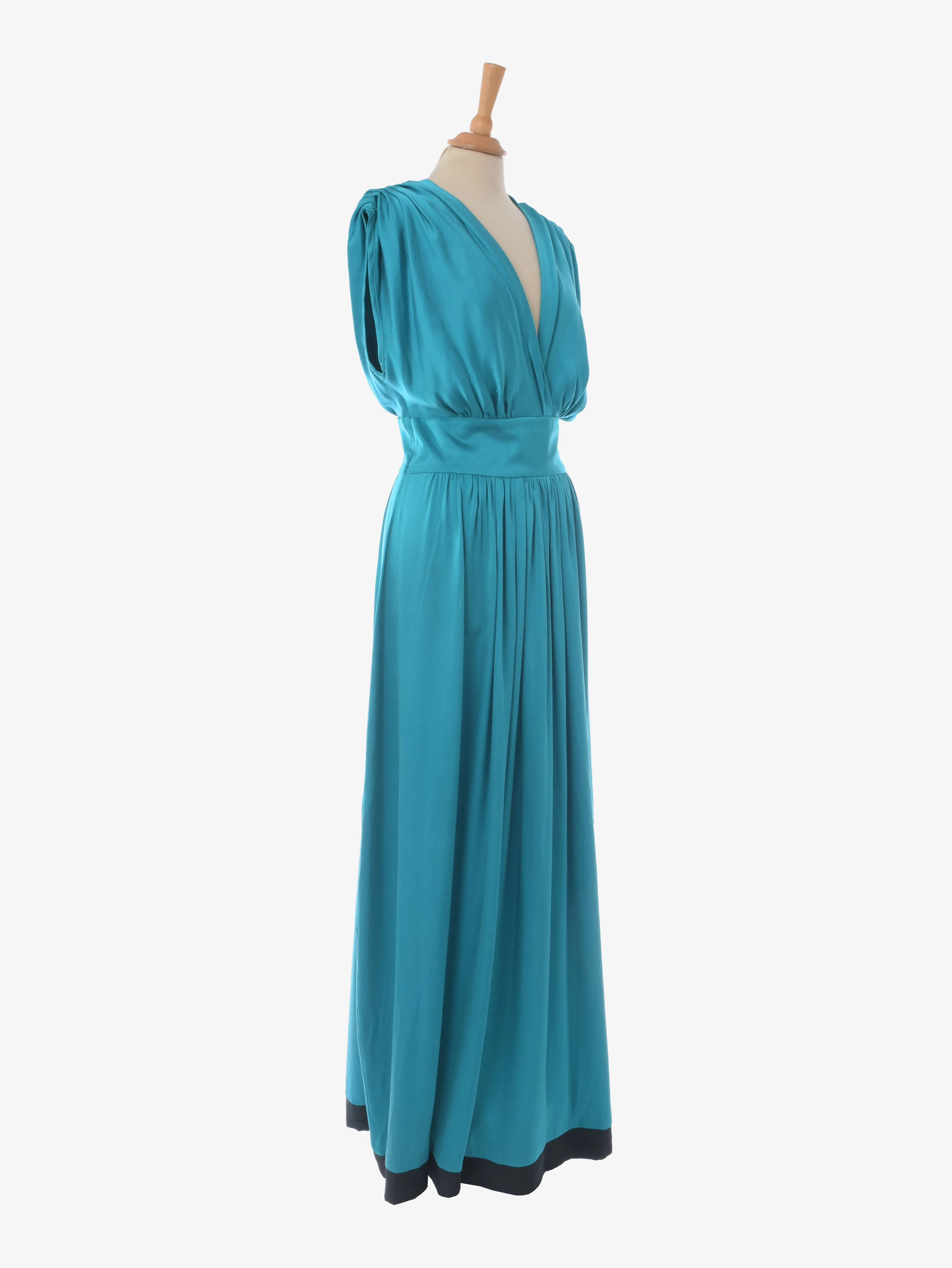 Vintage Silk Long Dress