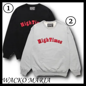 WACKO MARIA  |Crew Neck Collaboration Long Sleeves Plain Cotton Logo