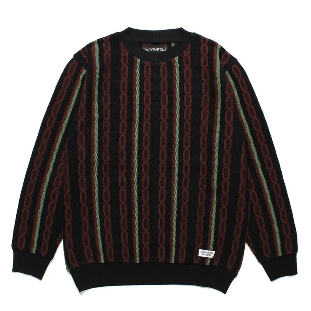 WACKO MARIA  |Street Style Long Sleeves Cotton Sweaters