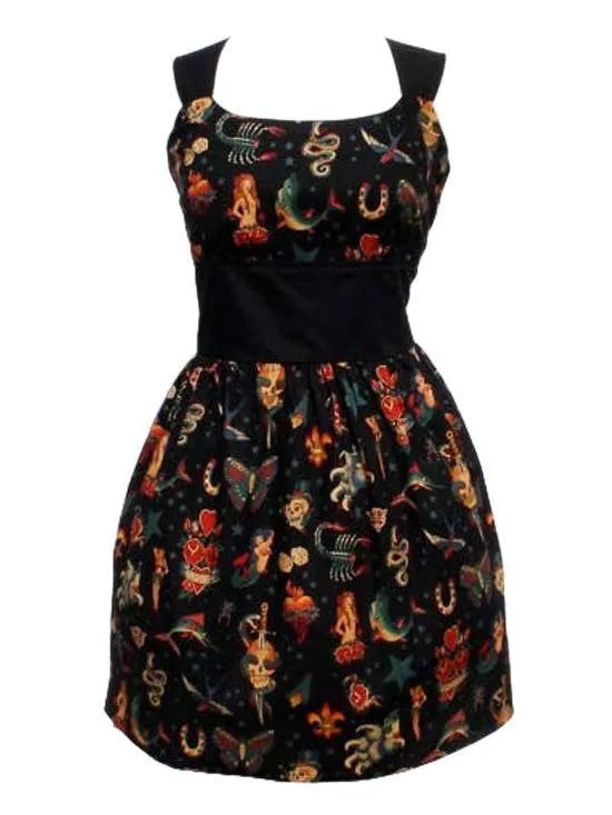 Women's Riding Shotgun Pin-up Dress