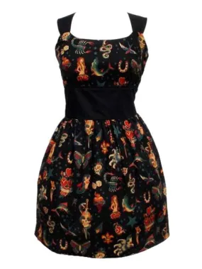 Women's Riding Shotgun Pin-up Dress